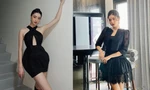Cùng diện váy đen, Lương Thuỳ Linh 'đọ' sắc vóc với Huyền My