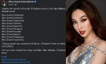 Thuỳ Tiên đứng thứ 4 bình chọn những thí sinh được yêu thích nhất Miss Grand 
