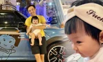 Cuồng con như vợ chồng Cường Đôla: In tên con gái lên đồ dùng và cả xế hộp 2 tỷ đồng