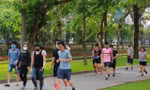 Người dân sắp được tập thể dục trở lại ở Công viên Thống nhất (Hai Bà Trưng, Hà Nội).