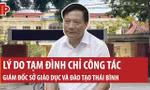 Đình chỉ Giám đốc Sở Giáo dục; Hiệu trưởng ứng xử kiểu 'chợ búa'