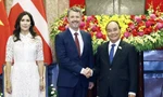 Chủ tịch nước Nguyễn Xuân Phúc tiếp Thái tử kế vị Đan Mạch Frederik