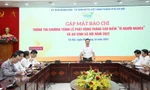 Ông Nguyễn Sỹ Trường - Phó Chủ tịch Ủy ban MTTQ Việt Nam thành phố Hà Nội thông tin tới báo chí về Chương trình lễ phát động Tháng cao điểm "Vì người nghèo" và an sinh xã hội năm 2022