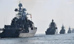 Đội tàu chiến của Nga tham gia cuộc tập trận ở Biển Đen. Ảnh: TASS