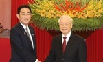 Tổng Bí thư Nguyễn Phú Trọng tiếp Thủ tướng Nhật Bản Kishida Fumio