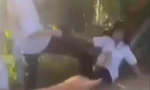 Clip đánh và làm nhục nữ sinh được đăng tải lên mạng xã hội.