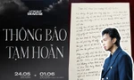 Dàn Anh Tài - Chị Đẹp đồng loạt dời sự kiện, SOOBIN viết thư tay gửi khán giả