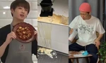 "Dở khóc dở cười" idol vào bếp: Kai đổ cà phê vào ổ điện, Jung Kook cho khoai "đóng băng"