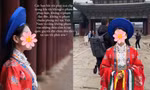 Nữ TikToker mặc Việt phục vào cung Gyeongbokgung: Phản hồi càng đẩy cao tranh cãi