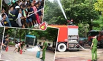 Tween Tiểu học Nam Thành Công thử sức làm lính cứu hỏa, học kỹ năng phòng cháy chữa cháy