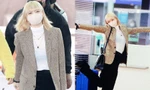 Lisa (BLACKPINK) không quên "chốt đơn" một món đồ trước khi lên máy bay sang Paris