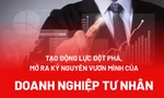 Tạo động lực đột phá, mở ra kỷ nguyên vươn mình của doanh nghiệp tư nhân