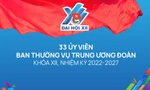 INFOGRAPHIC: 33 Ủy viên Ban Thường vụ T.Ư Đoàn khóa XII, nhiệm kỳ 2022 - 2027