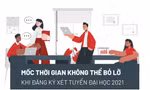 Mốc thời gian không thể bỏ lỡ khi đăng ký xét tuyển đại học 2021