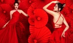 Hoa hậu Đỗ Thị Hà diện yếm đỏ, khoe lưng trần gợi cảm trong bộ ảnh Tết