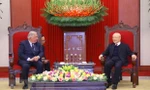 Tổng Bí thư Nguyễn Phú Trọng tiếp Chủ tịch Thượng viện Pháp