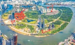 Vị trí xây dựng Trung tâm tài chính TPHCM ở Khu đô thị mới Thủ Thiêm