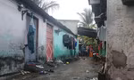 Dãy phòng trọ nơi các gia đình hành nghề ăn xin thuê ở. Ảnh: Thuận Nhàn