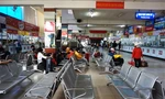 Bến xe Miền Ðông, bến xe liên tỉnh lớn nhất TPHCM thưa thớt hành khách dù còn hơn một tuần nữa là đến Tết Nguyên đán Nhâm Dần