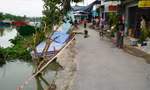 Sạt lở gây ảnh hưởng giao thông nông thôn tại Đồng Tháp