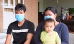 P.H cùng chồng và con gái hơn 1 tuổi 