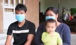 P.H cùng chồng và con gái hơn 1 tuổi 