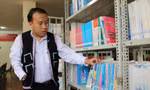 Thư viện Trường Cao đẳng Sơn La là nơi yêu thích của Vừ Trung Bay (sinh viên năm 3, khoa Ðào tạo giáo viên, Trường Cao đẳng Sơn La)