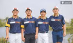 Ông Bạch Cường Khang (thứ 2 từ phải sang) và các thành viên đội tuyển golf Việt Nam. Ảnh: VGA 