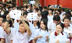 Học sinh lớp 12 ở TPHCM chuẩn bị vượt “vũ môn”. Ảnh: Ngô Tùng