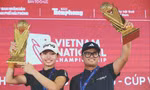 Lê Chúc An (trái) là nữ golfer nghiệp dư số 1 Việt Nam