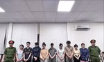 Loạt bị can là giám đốc, nhân viên thu hồi nợ của nhiều công ty cho vay tiền qua app bị bắt tạm giam. Ảnh: Công an cung cấp