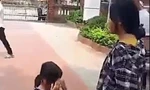 Nữ sinh ở Thanh Hóa bị tát, bắt quỳ gối giữa sân trường