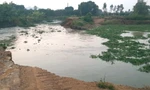 Sạt lở, vỡ 20m bờ sông nhà Lê ở Thanh Hóa