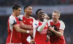 Nketiah tỏa sáng, Arsenal thắng trận đậm nhất từ đầu mùa
