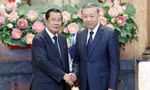 Chủ tịch nước Tô Lâm tiếp Chủ tịch Đảng Nhân dân Campuchia Hun Sen