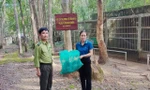 Hạt Kiểm lâm TP.Kon Tum bàn giao cá thể trăn đất