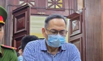 Bị cáo Hoàng Quốc Hùng tại tòa chiều nay 26/6.