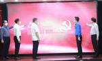Các đồng chí lãnh đạo chính thức bấm nút phát động cuộc thi