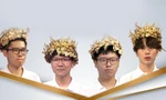 Chân dung 4 "nhà leo núi" trong trận Chung kết Đường lên đỉnh Olympia năm 2021. Ảnh: BTC