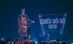 Mãn nhãn màn trình diễn drone trong đêm Giao thừa 