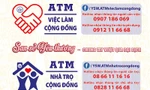 ATM việc làm và phòng trọ cộng đồng chia sẻ khó khăn với người lao động