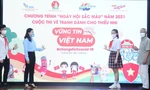 Thiếu nhi thi tài vẽ tranh đóng góp cho Quỹ vắc-xin phòng COVID-19