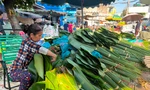 Hiu hắt chợ lá dong duy nhất ở Sài Gòn ngày cuối năm