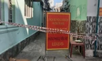 Một điểm tạm phong tỏa do liên quan đến COVID-19 tại TPHCM (ảnh: HCDC)