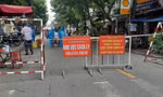 Một điểm phong tỏa liên quan COVID-19 (ảnh: HCDC)