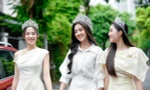 Top 3 Hoa hậu Việt Nam 2024 diện các thiết kế thanh lịch, dịu dàng sau đăng quang