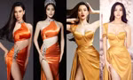 Ái Nhi tung ảnh lộng lẫy trước ngày lên đường, đụng váy Hoa hậu Tiểu Vy và Lương Thùy Linh