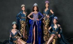 Khung hình “chuyển giao thế hệ” của Miss Cosmo 2024 Tata và Top 4 Puteri Indonesia 2025