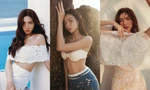 Ngắm Hoa hậu Thùy Tiên trong bộ ảnh thời trang đẹp mãn nhãn bên bờ biển