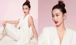 Mặc trang phục cắt xẻ táo bạo, Miss Grand Thùy Tiên khoe nhan sắc ngày càng thăng hạng